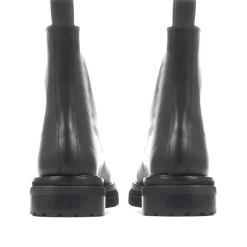 Lanie Zip Up Chunky Boots - Black