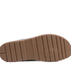 Laser Cut Toe Post Sandals - Light Blue