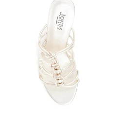 Laurella Leather Gladiator Wedges - Gold