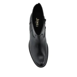 Laurelle Leather Zip Fasten Ankle Boots - Black