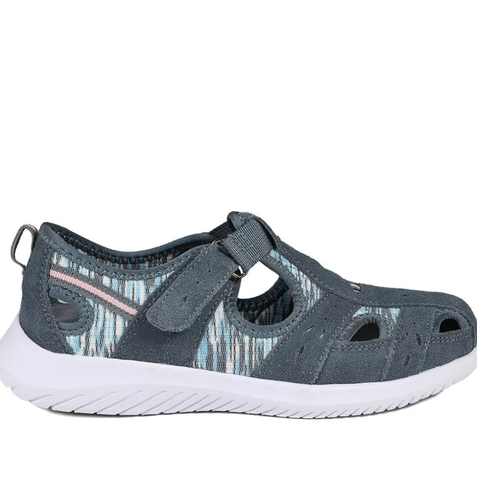 Leather Adventure Sandals - Denim Multi