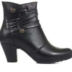 Leather Ankle Boots - Black