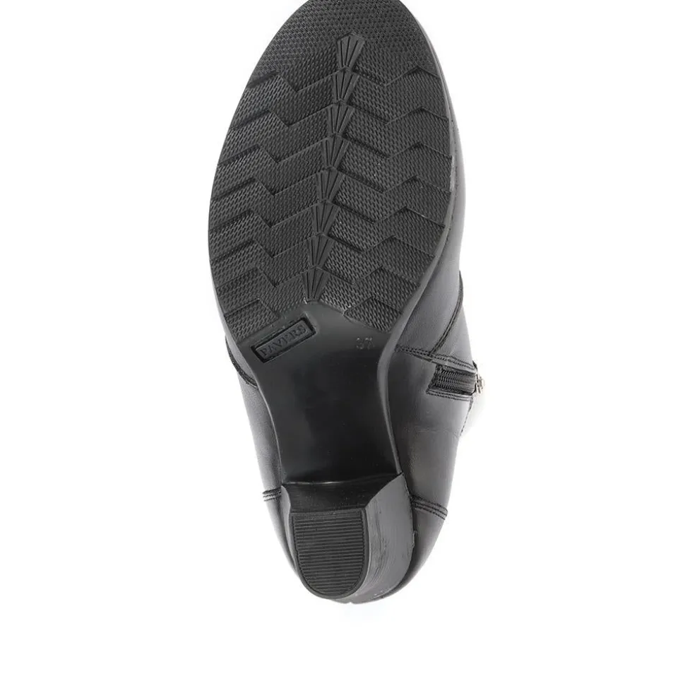 Leather Ankle Boots - Black