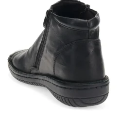Leather Ankle Boots - Black