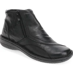 Leather Ankle Boots - Black