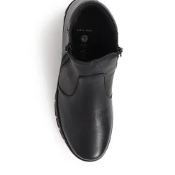 Leather Ankle Boots - Black