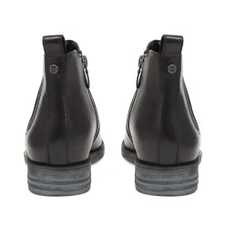 Leather Ankle Boots - Black