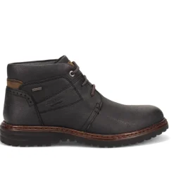 Leather Ankle Boots - Black