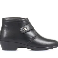 Leather Ankle Boots - Black