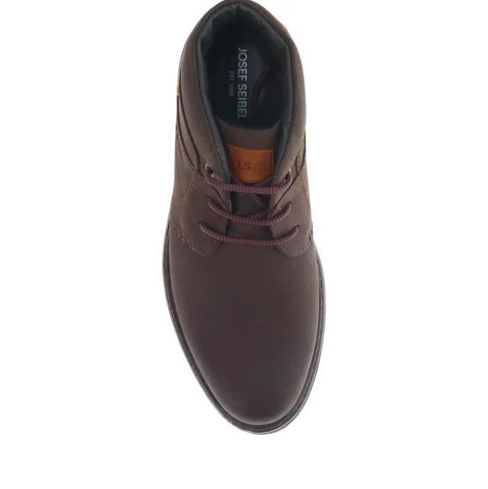 Leather Ankle Boots - Brown