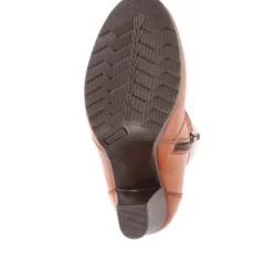 Leather Ankle Boots - Tan