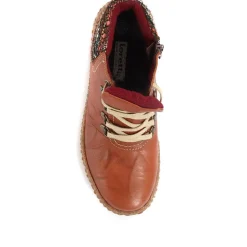 Leather Ankle Boots - Tan