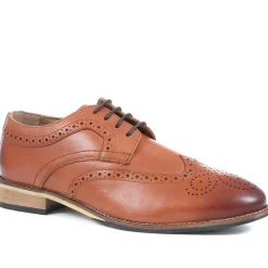 Leather Brogues - Tan