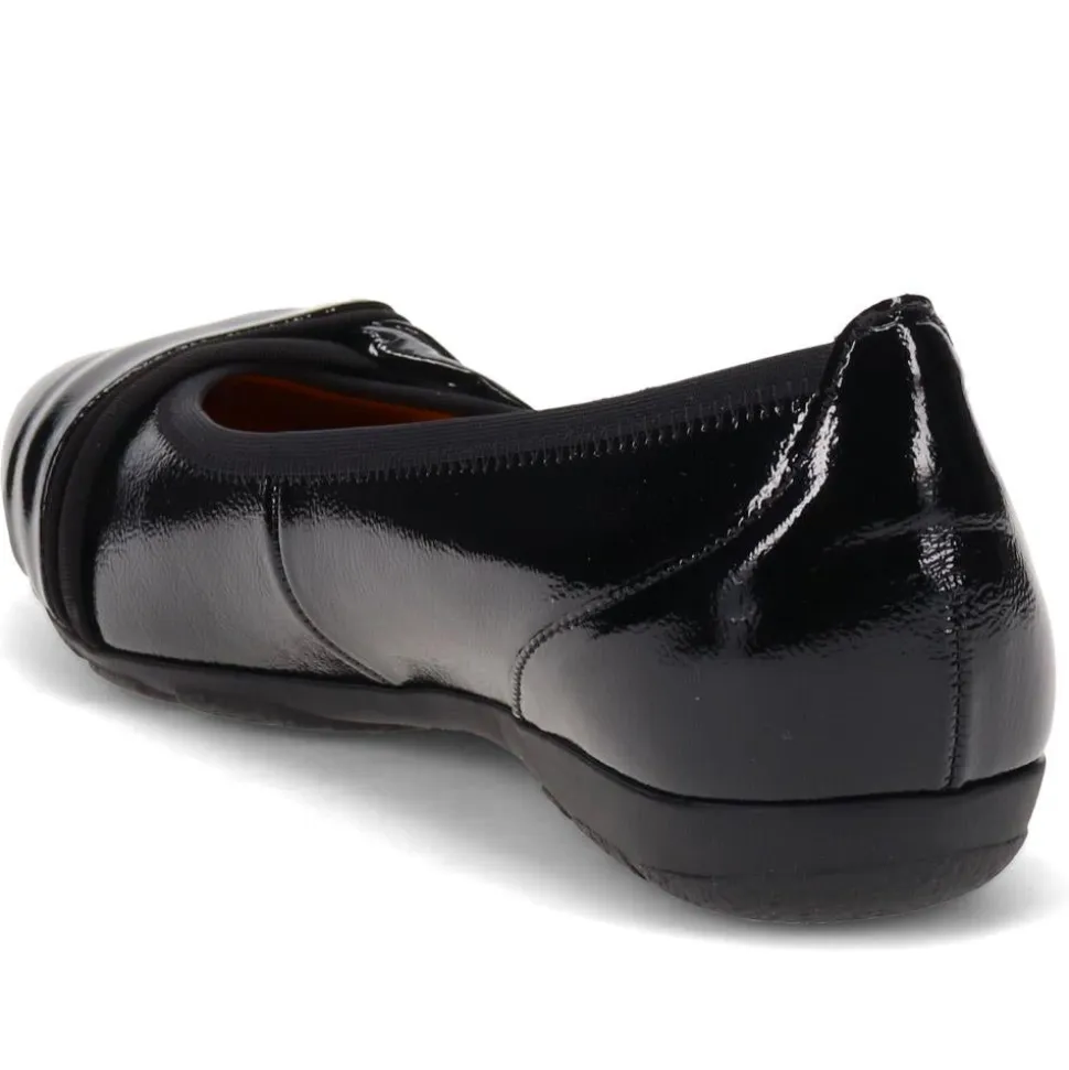 Leather Casual Pumps - Black