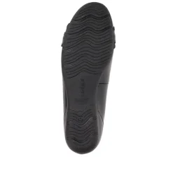 Leather Casual Pumps - Black