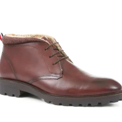 Leather Chukka Boots - Dark Brown
