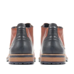 Leather Chukka Boots - Tan