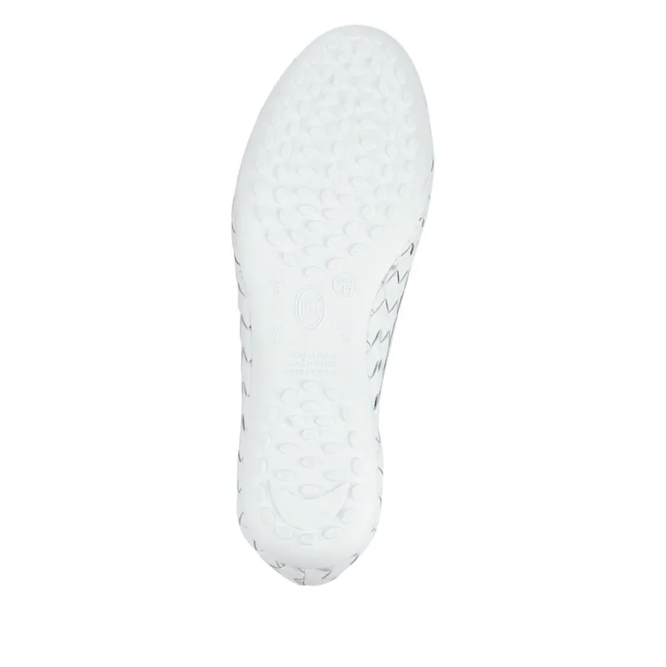 Leather Cushioned Pumps - White