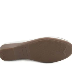 Leather Cut Out Detail Moccasin - White