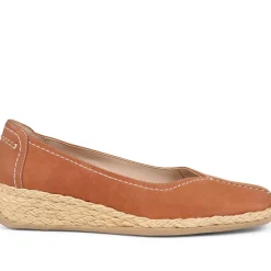 Leather Espadrilles - Camel