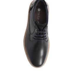 Leather Lace-Up Shoes - Black