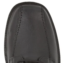 Leather Lace-Up Shoes - Black