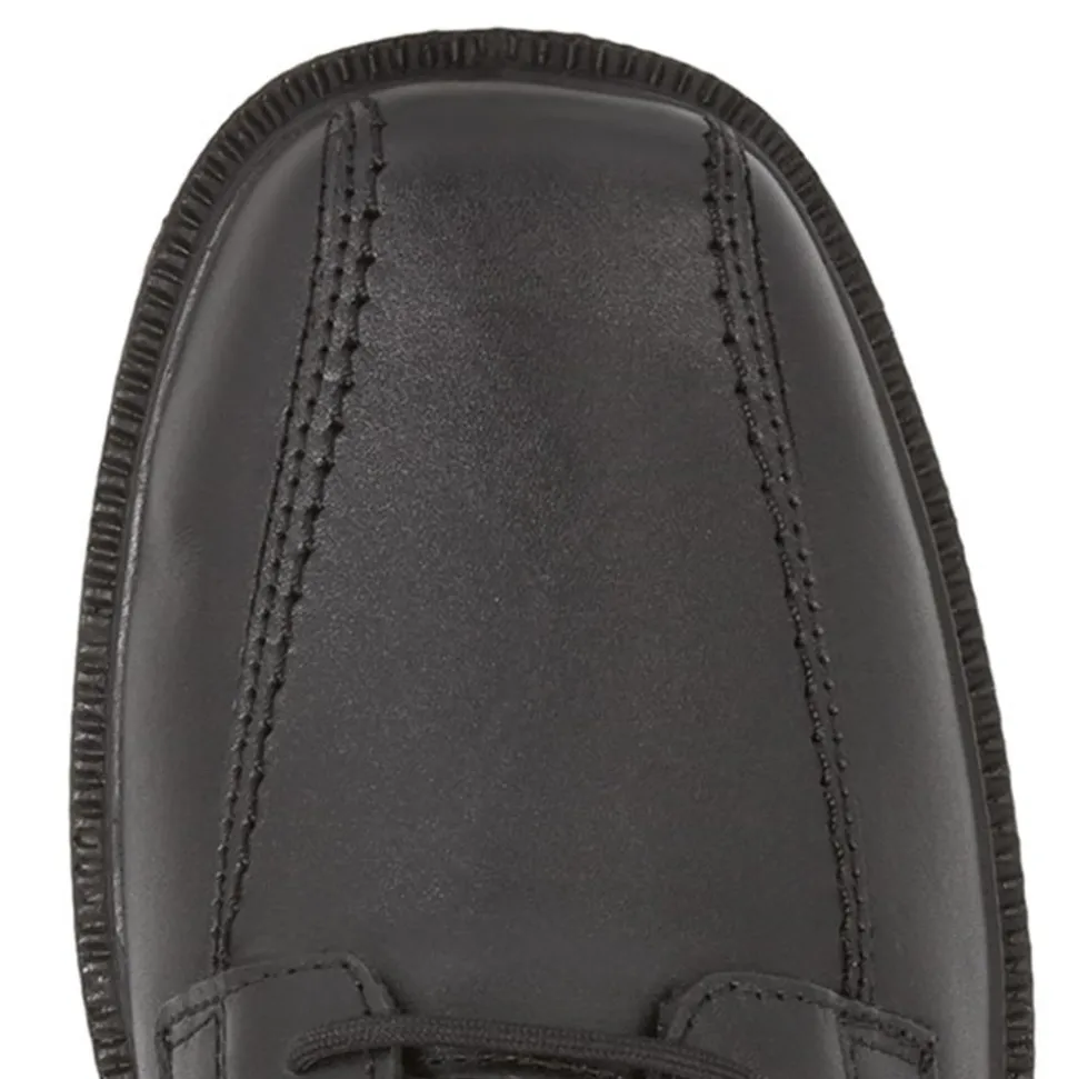 Leather Lace-Up Shoes - Black