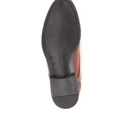 Leather Lace-up Shoes - Tan