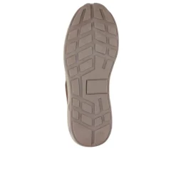 Leather Lace-Up Trainers - Brown