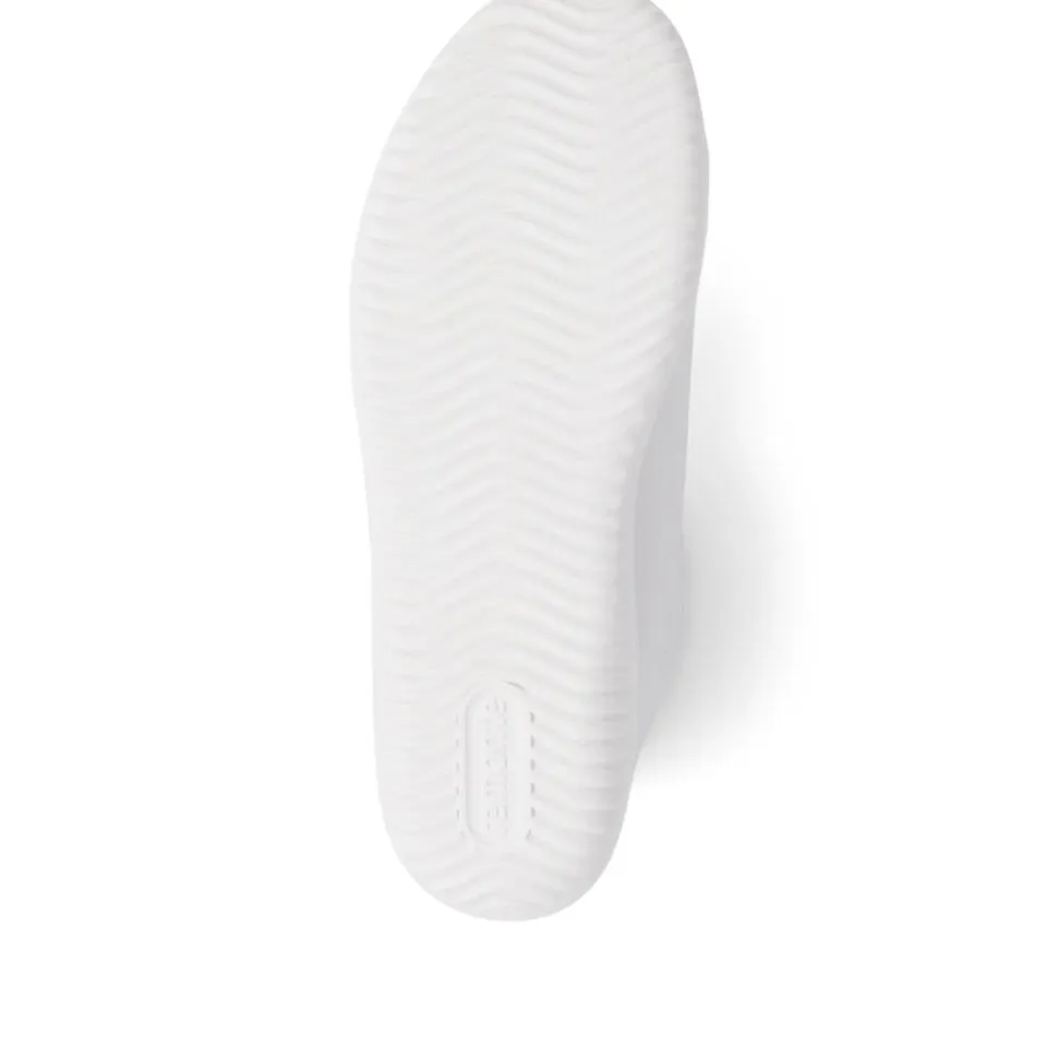 Leather Lace-Up Trainers - White