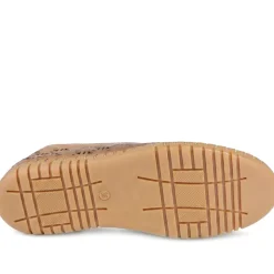 Leather Laser Cut Pumps - Tan