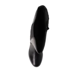 Leather Long Boots - Black