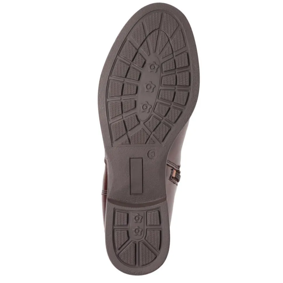 Leather Long Boots - Tan