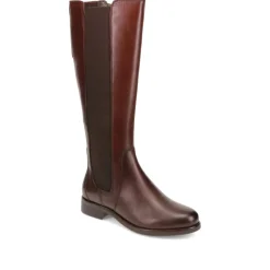 Leather Long Boots - Tan