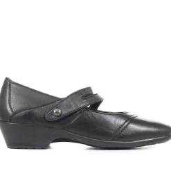 Leather Mary Janes - Black