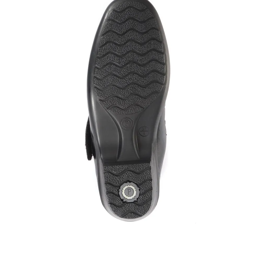 Leather Mary Janes - Black