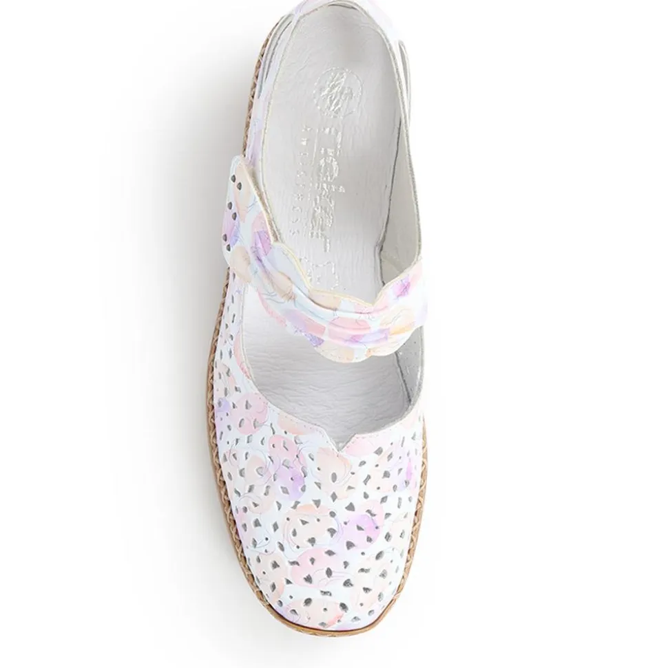Leather Mary Janes - Cream