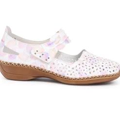 Leather Mary Janes - Cream