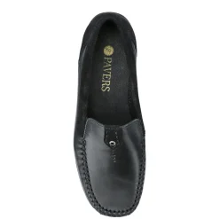 Leather Moccasins - Black