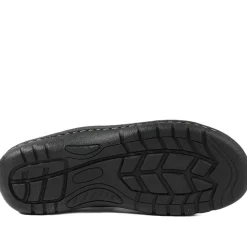 Leather Mule Sandals - Dark Brown