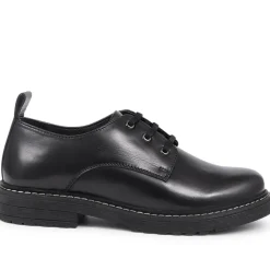 Leather Oxford Shoes - Black