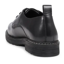 Leather Oxford Shoes - Black