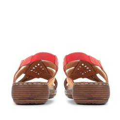 Leather Slingback Sandals - Multi