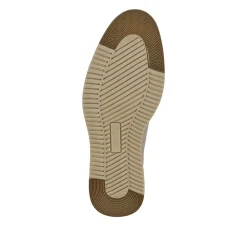 Leather Slip-On Casual Shoes - Beige