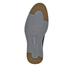 Leather Slip-On Casual Shoes - Navy
