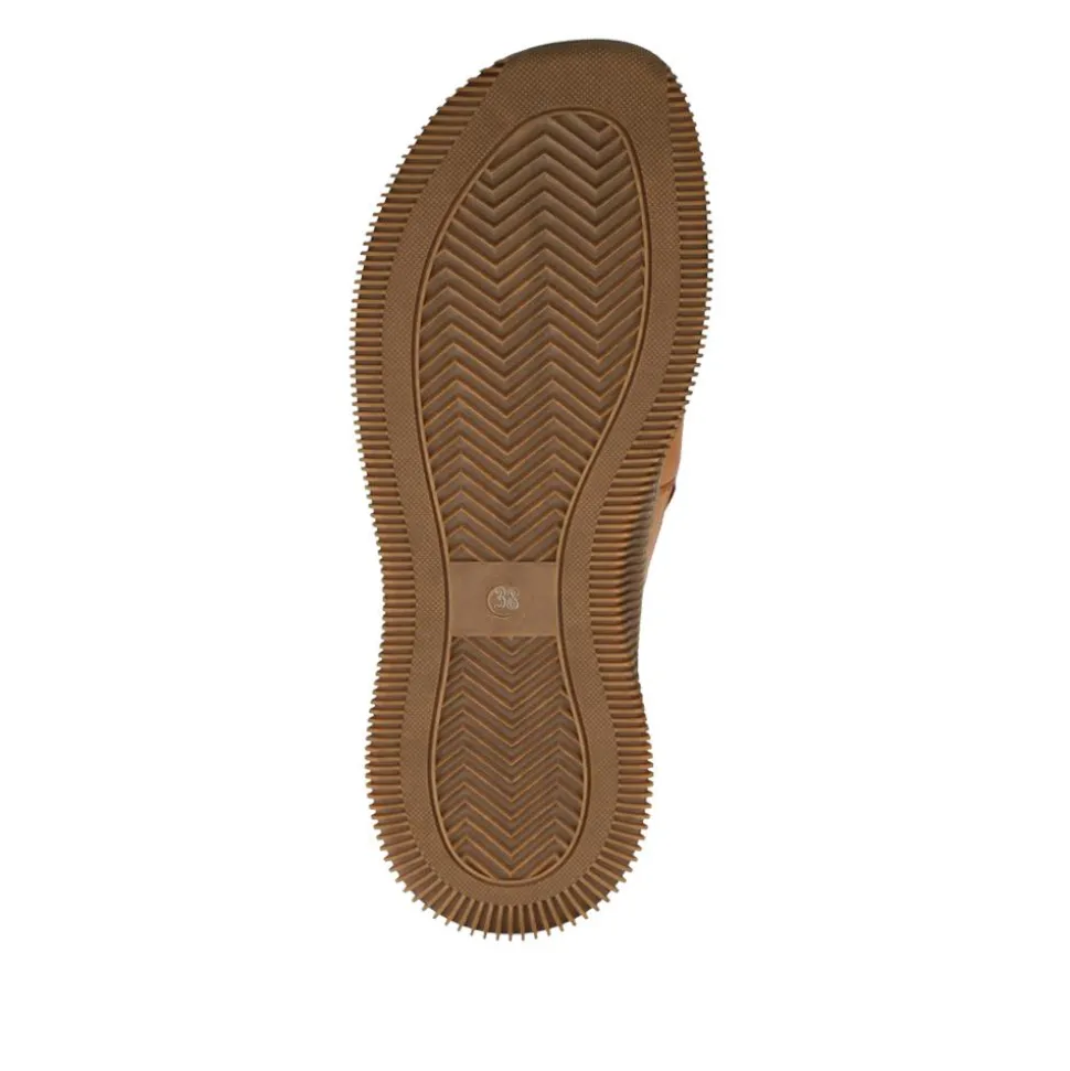 Leather Slip-On Casual Shoes - Tan-Brown