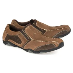 Leather Slip On Shoe - Brown