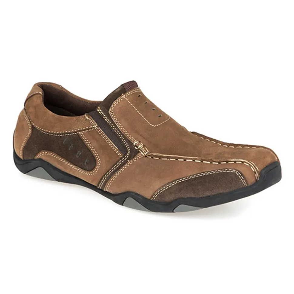 Leather Slip On Shoe - Brown