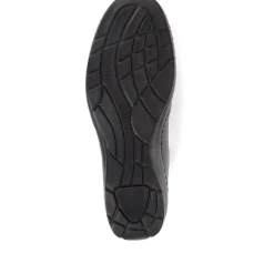 Leather Slip-On Shoes - Black