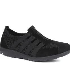 Leather Slip-On Shoes - Black